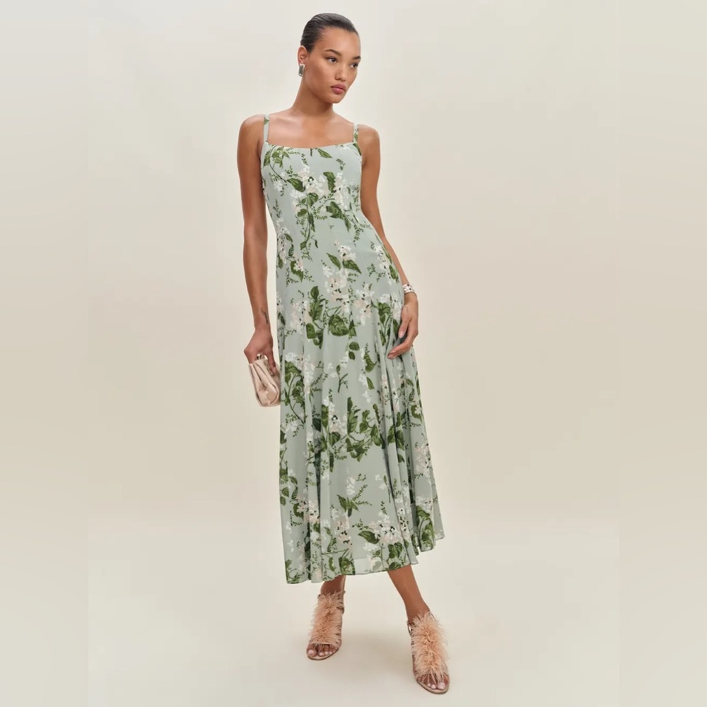 Reformation Katalina Dress Tea Garden Size 0